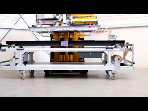 Mobiler Schwerlast Packtisch mit Waage