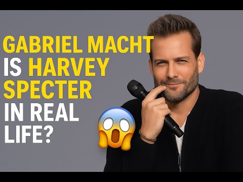 Gabriel Macht Reveals Connection to Harvey Specter! 😱