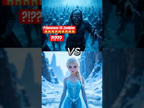 Disney Princesses vs Zombies in the Frozen Wasteland! ❄️👸🧟‍♂️