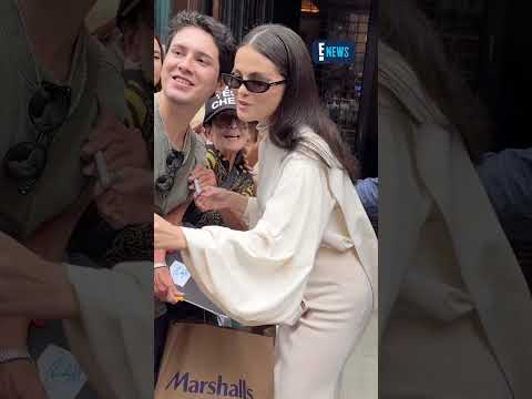 Selena Gomez stuns in white as she greets fans in New York City. 🤩