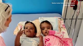 YouTube video thumbnail: Missouri Doctors Successfully Separate Twins Joined at the Head