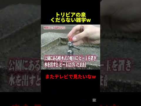 こーゆーのでいいんだよw #shortvideo #tv #tiktok #面白い #バズれ #切り抜き #トリビアの泉 #shorts