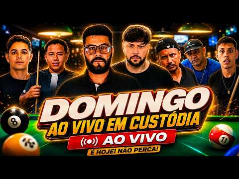 🔴 AO VIVO | DOMINGÃO DE JOGOS PESADOS EM CUSTÓDIA-PE! 🔥🎱