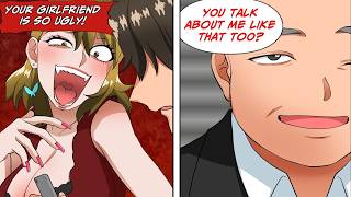A hostess was making fun of my girlfriend.So, the CEO said… [Manga Dub]