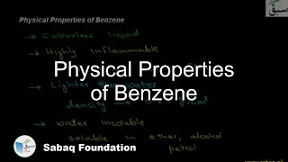 Physical Properties of Benzene