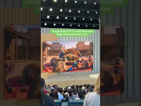 Google Kicks Off I/O with Welcome Video Generated by Veo