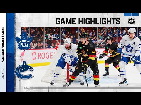 Maple Leafs @ Canucks 3/4 | NHL Highlights 2023