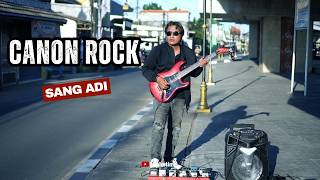 Gitaris Jalanan mulai beraksi. CANON ROCK KOPLO SANG ADI