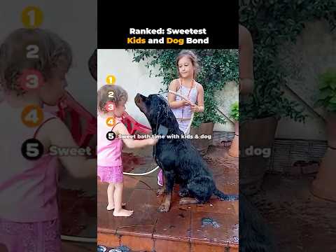 Ranked- Sweetest Kids and Dog Bond