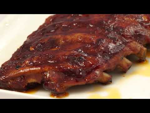 The Best Oven Baked BBQ Ribs & Homemade Coleslaw