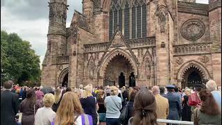 Applause after proclamation of King Charles III