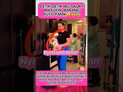 "Kelelahan Bekerja, Ibu Ini Nyaris Buat Kesalahan Fatal Saat Buka Kulkas‼️"