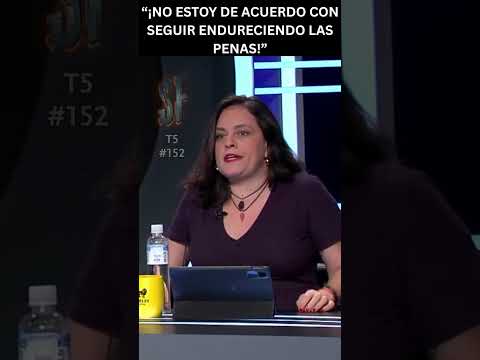 Escobar “¡No estoy de acuerdo con seguir endureciendo las penas!” | Sin Filtros T5 #152