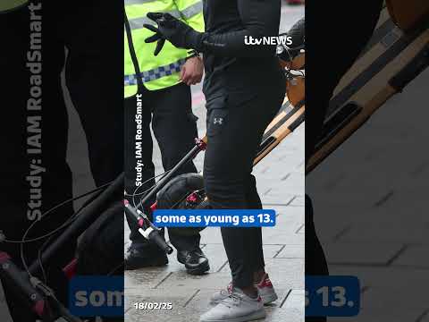 E-scooters blamed for surge in number of uninsured teenage drivers #itvnews #news #escooters