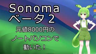 [Hackintosh]Sonoma ベータ２はちゃんと動きましたが。実は意外な機種でも動いちゃった。