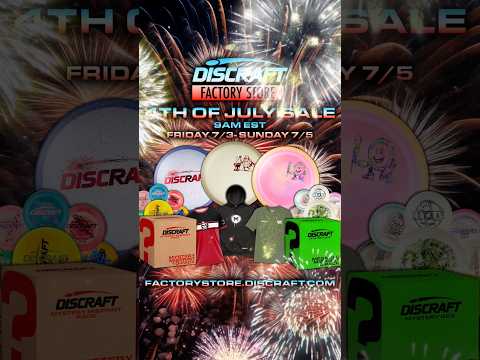 Discraft 4th of July SALE kicks off Friday (7/3) at 9 AM EST | Exclusive to Discraft Factory Store!