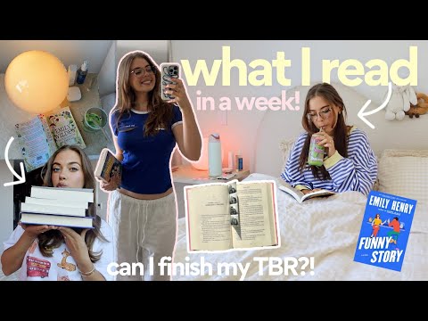 what I read in a week 📚 *can I finish my TBR?* (5⭐️ book!!)