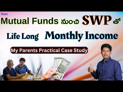 Monthly income from mutual funds with SWP  in Telugu | | Systematic Withdrawal Plan in Telugu