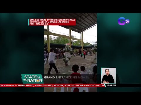 Grand Entrance Ng Mga Bagong Kasal Sa Iloilo Kinaaliwan Videos Gma