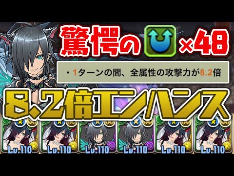 【2コンボカンスト】毎ターン8.2倍エンハンスが打てるロシェパをご覧ください【パズドラ】