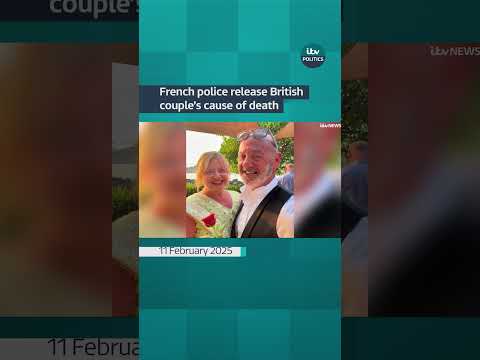 French police release British couple’s cause of death #itvnews