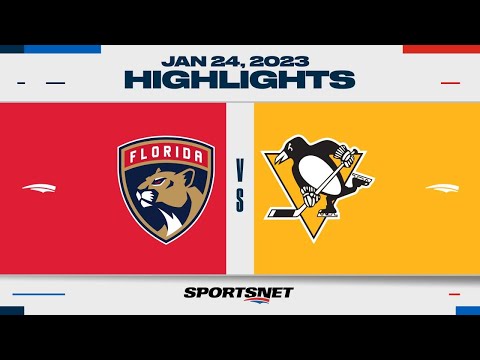 NHL Highlights | Panthers vs. Penguins - January 24, 2023