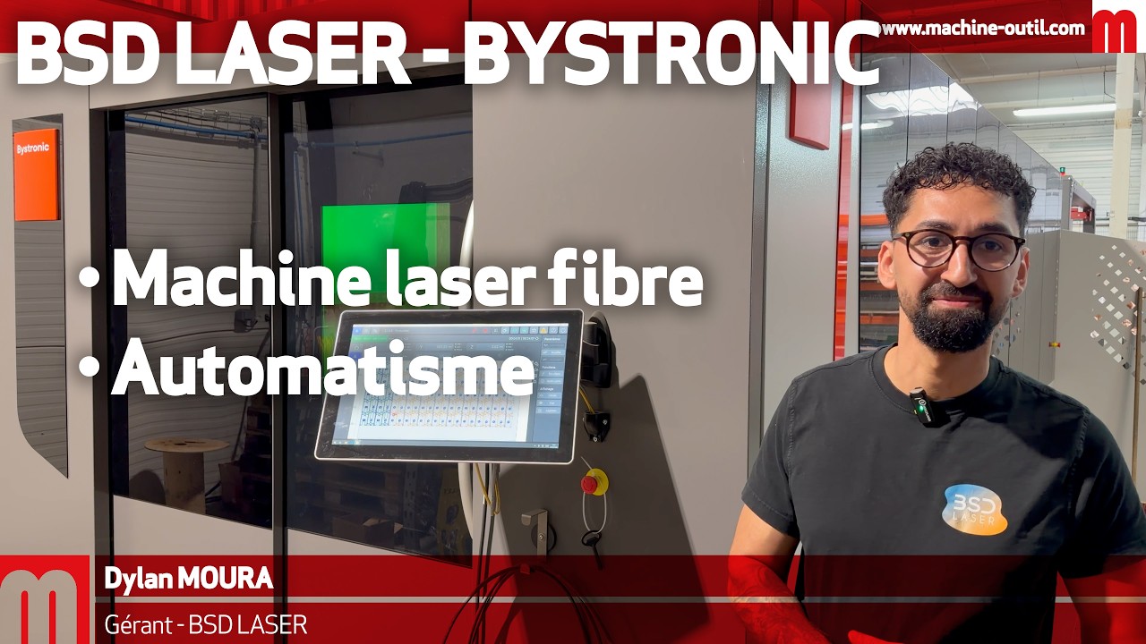 BSD Laser s'équipe d'un laser fibre Bystronic avec automatisme