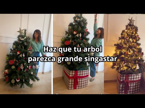 Truco para que tu árbol de navidad barato parezca caro