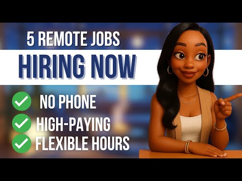 5 Remote Jobs Hiring Now | Instacart, Uhaul, No Phone Work from Home Jobs 2025