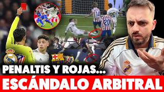 💥¡¡ESCÁNDALO ARBITRAL en el MADRID 3-2 ATLETI y BARÇA 1-0 RAYO!! PENALTIS POLÉMICOS y ROJA VALVERDE