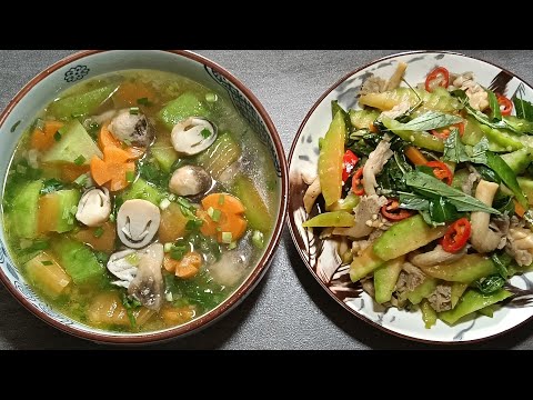 Gọi ý dưa lưới làm hai món ăn. Ngon mát