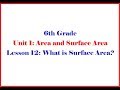 Surface Area and Rectangular Prisms