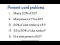 Understanding Percentage Problems