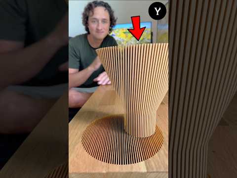 he spend hours building these wooden structure