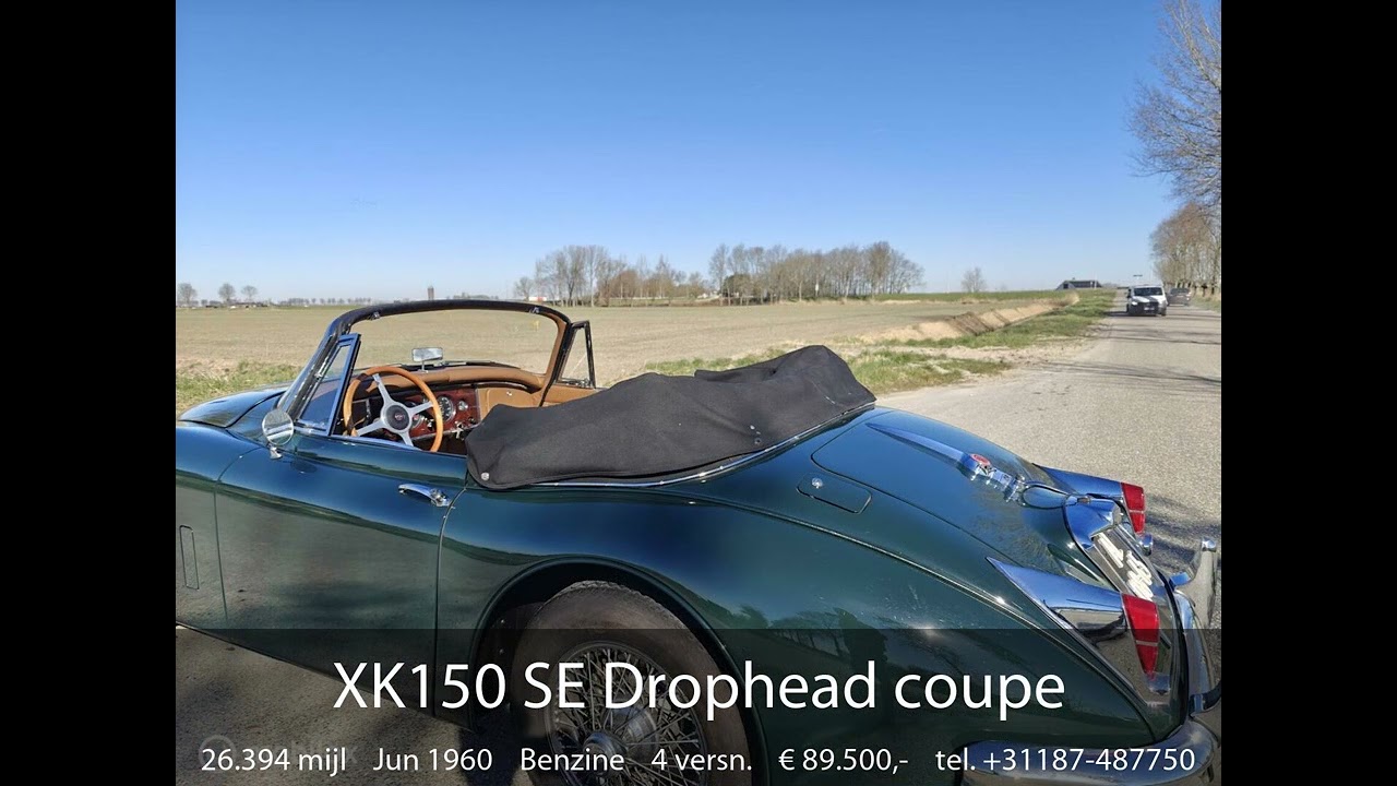 Video preview of Jaguar XK 150 DHC (1960)