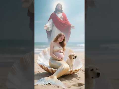 OMG, what's wrong with the mermaid and the dog?! Thank God Jesus is here!
