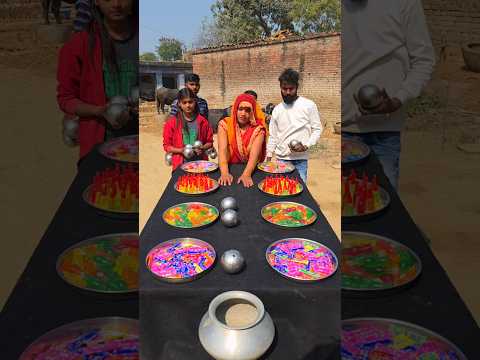 Galti se jeet gaye!😂 Steell ball Vs Hindi jelly Challenge Steell Ball Roll Best #funny #video