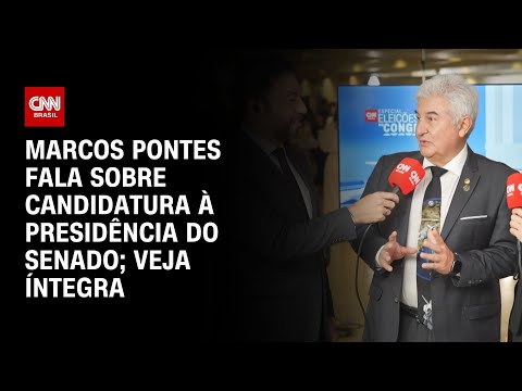 Marcos Pontes fala sobre candidatura à presidência do Senado; veja íntegra | ELEIÇÕES NO CONGRESSO