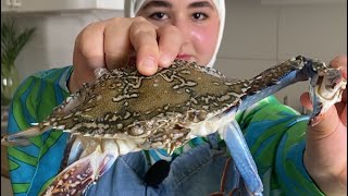 جربي افخر المأكولات البحريه الكابوريا /القبقب/ السلطعون