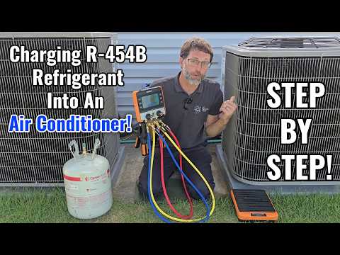 Charging R-454B Into an Air Conditioner That is Slightly Low on Refrigerant!