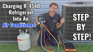 Charging R-454B Into an Air Conditioner That is Slightly Low on Refrigerant!
