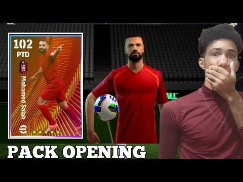 PACK OPENING com SALAH 102  no eFootball 2025 Mobile