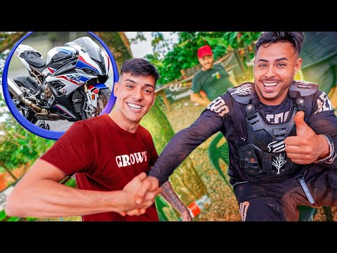 RENATO ME DEU UMA MOTO ZERO KM NESSE VÍDEO