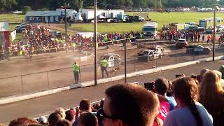 OSWEGO 2017: COMPACT DEMOLITION DERBY HEAT #2