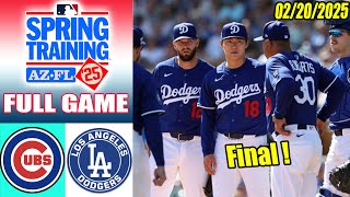 Los Angeles Dodgers vs Chicago Cubs FULL GAME Highlights (02/21/2025) | NFL Highlights 2025