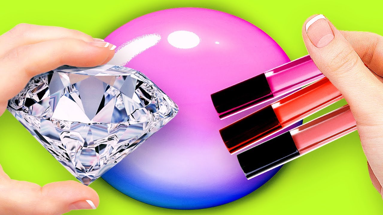 Most relaxing diy ideas: resin, glitter, hot glue and clay