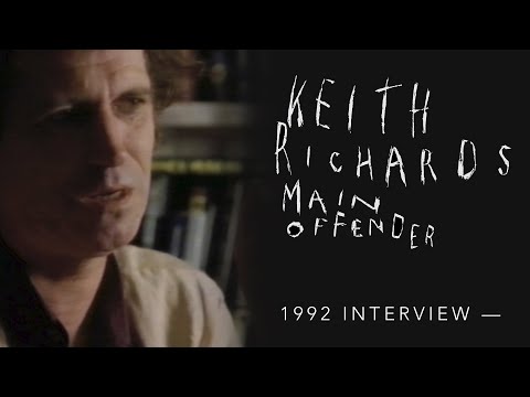 Keith Richards - 'Main Offender' (Unreleased 1992 Interview)