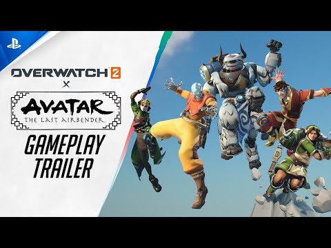 Overwatch 2 x Avatar: The Last Airbender - Gameplay Trailer | PS5 & PS4 games