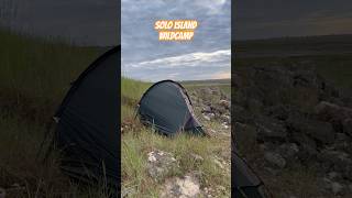 Wildcamping on an island debating the amount of ale I have to drink #wildcamp #bikepacking #camping
