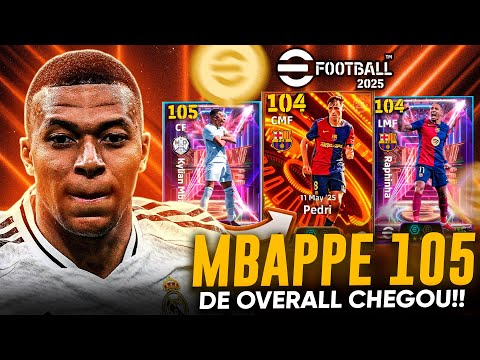 🚨🔥 ATUALIZAÇÃO DO DOMINGO DISPONIVEL!! MBAPEE 105 DE OVERALL COM FINALIZADOR NATO | EFOOTBALL
